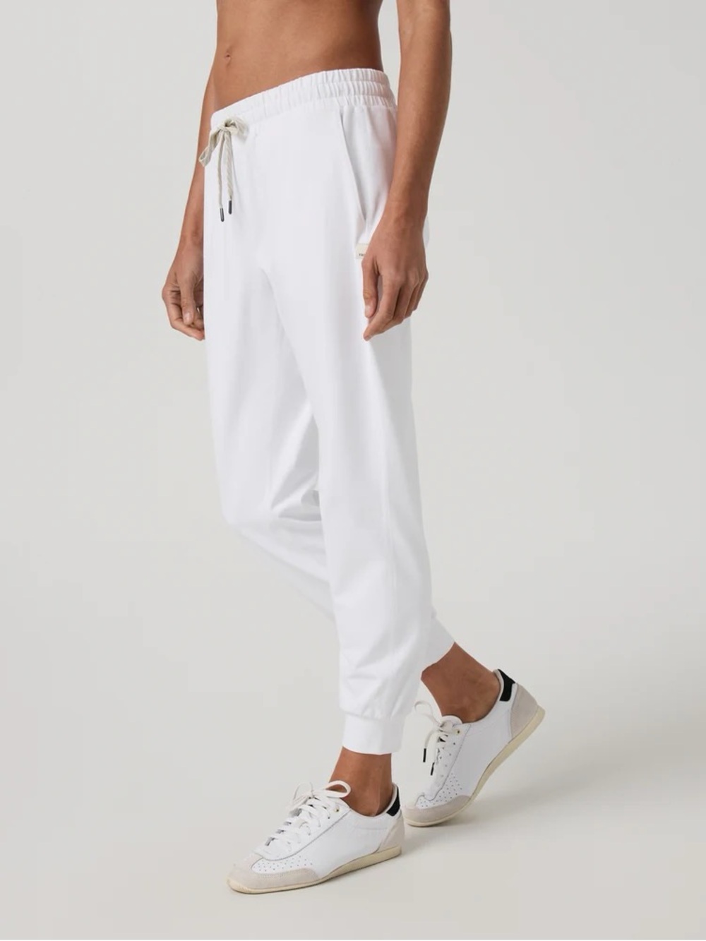 Vuori White Track Joggers